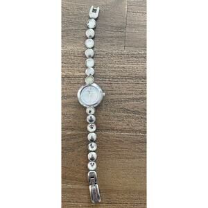 Fossil F2 Ladies Watch Rhinestone Metal Band Round 20mm case Mother of Pearl